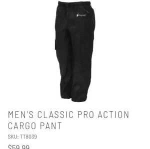 Mens Frogg togg cargo action pants NWT XL